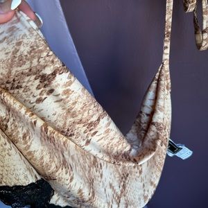 forever 21 backless tied crop top